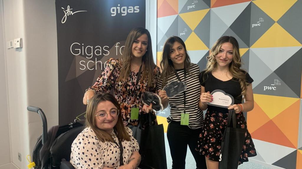 Las ganadoras burgalesas del programa 'Gigas for Schools'