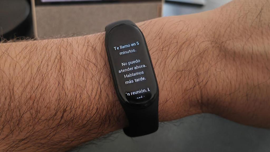 Cómo responder mensajes desde una Xiaomi Mi Smart Band: SMS, llamadas, WhatsApp...