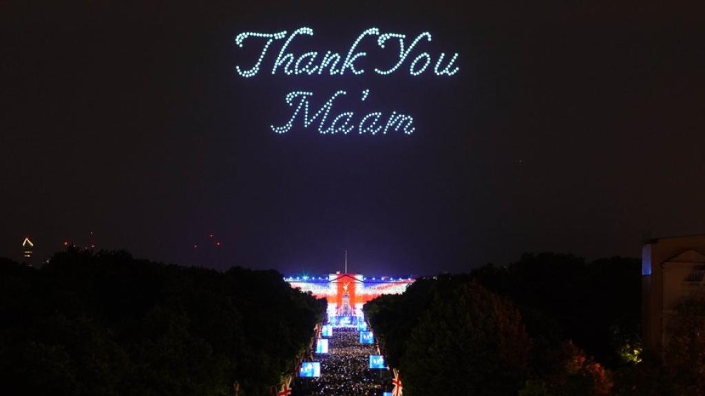 Espectáculo de drones en Inglaterra