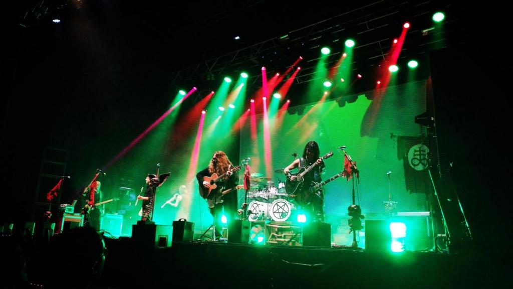 Concierto de Mägo de Oz en Noia en 2019.