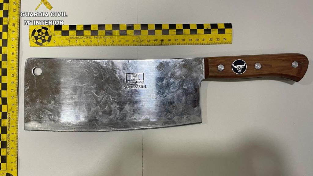 El detenido agredió físicamente a la sanitaria y amenazó con un cuchillo de grandes dimensiones a ésta y a una auxiliar de ayuda a domicilio