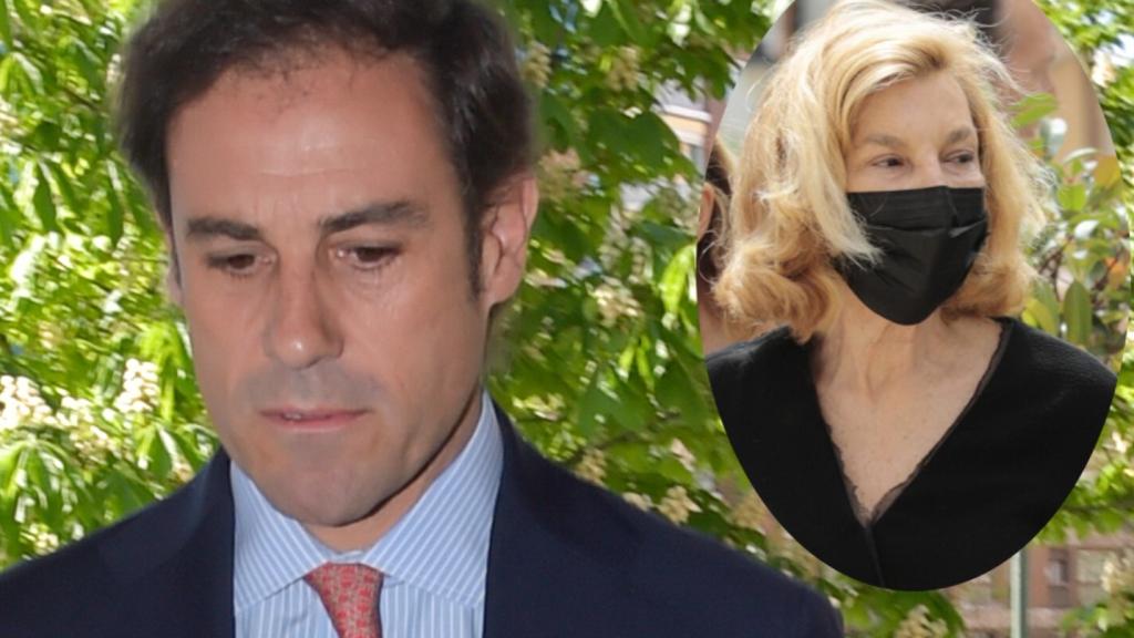 Miguel Báez Spínola 'El Litri' junto a su madre, Concha Spínola, en un montaje de EL ESPAÑOL.