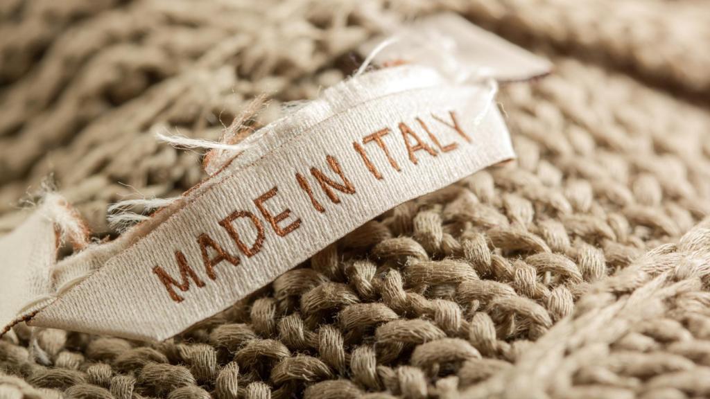 Detalle 'Made in Italy'.