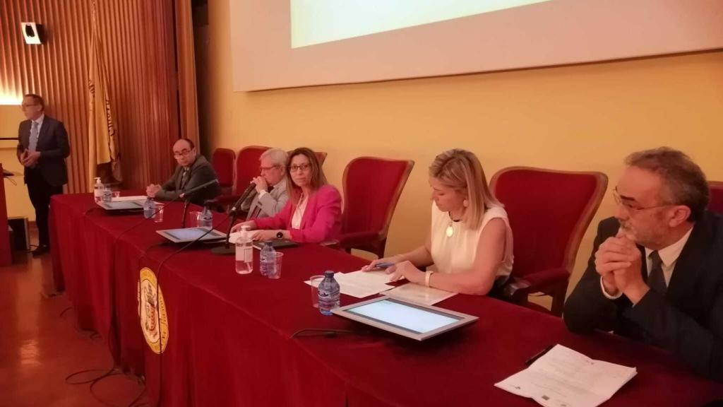 La directora general de Planificación, Investigación e Innovación de la Consejería de Sanidad, Sonia Martín Pérez, en la entrega de premios