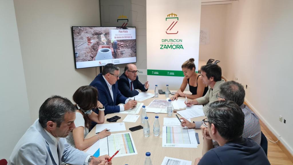 Un momento de la reunión del Grupo de Trabajo del Protocolo de Depuración de Aguas Residuales