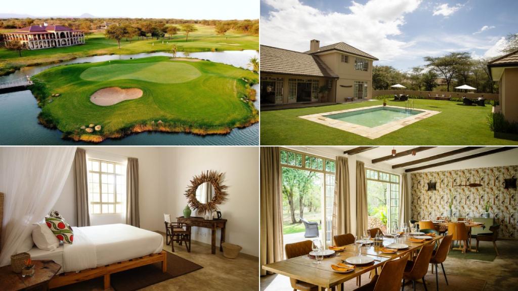 Diferentes espacios del alojamiento que ha escogido Ana Iglesias.