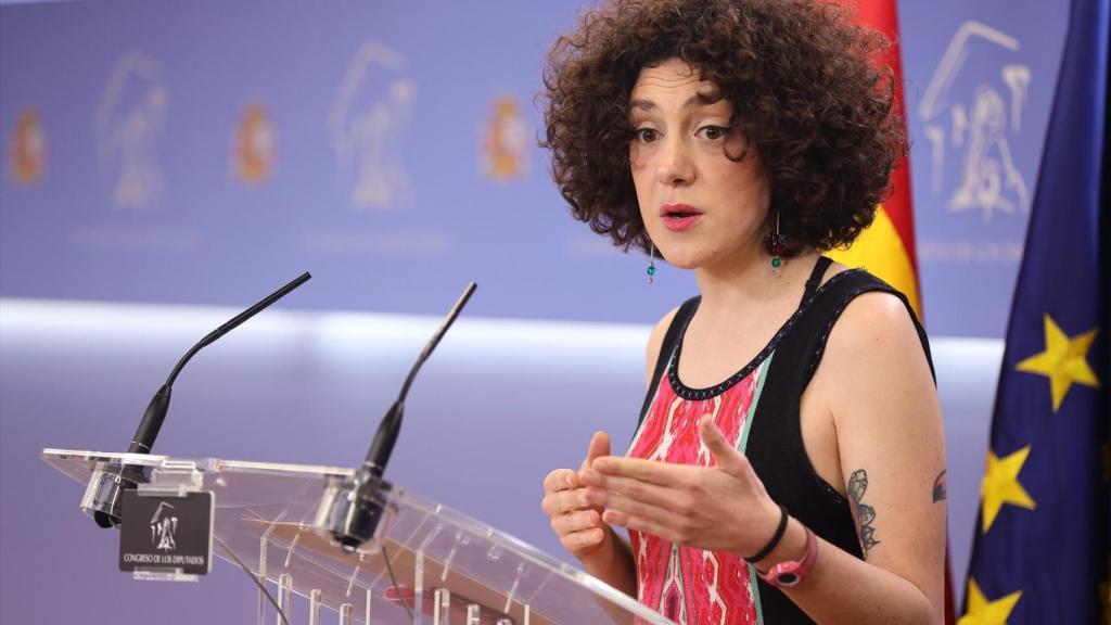 La diputada de Unidas Podemos y portavoz de En Comú Podem en el Congreso, Aina Vidal.