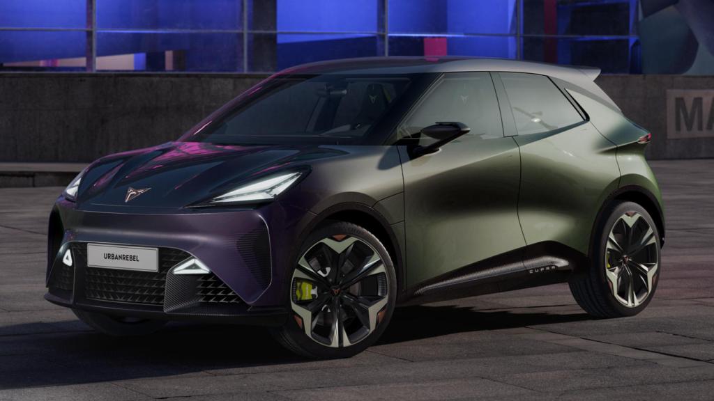 El Cupra UrbanRebel es un anticipo al coche pequeño eléctrico que se fabricará en España.