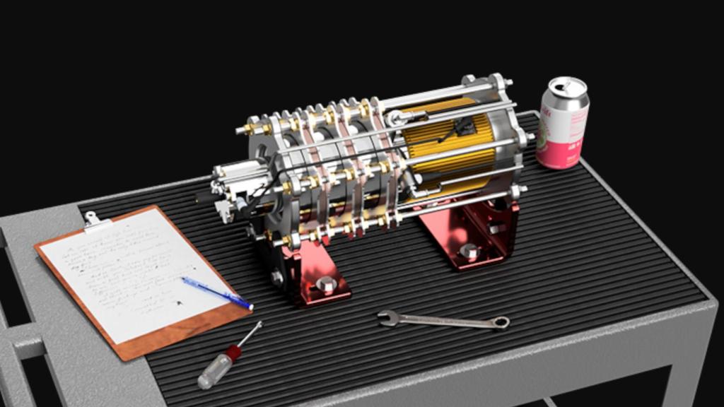 Ilustración de reactor de fusión nuclear