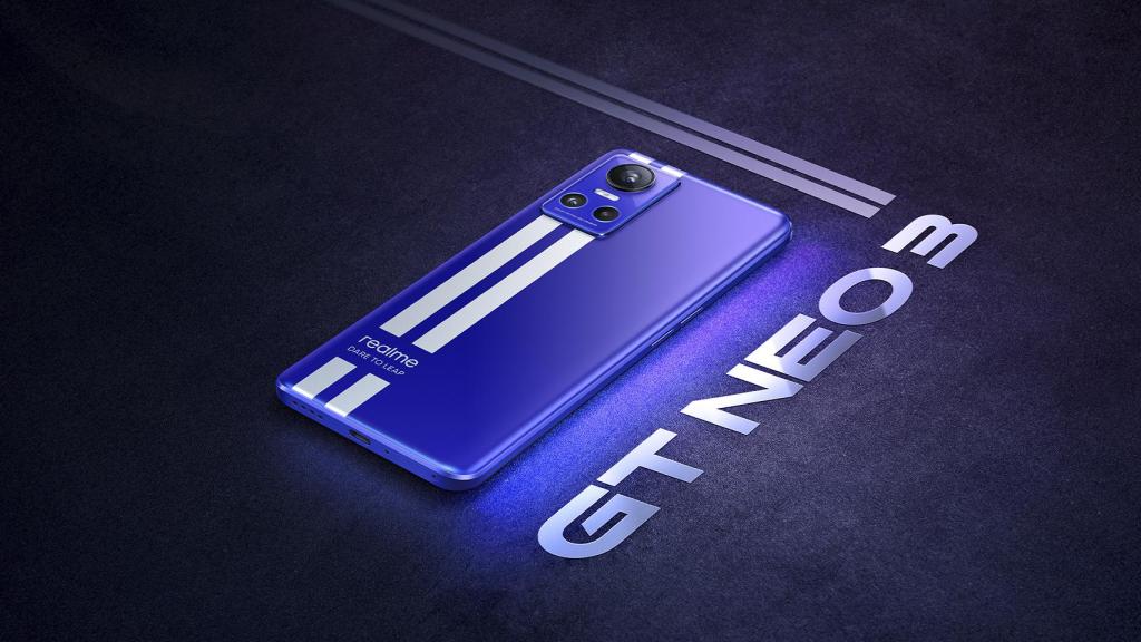 realme GT Neo 3 por detrás