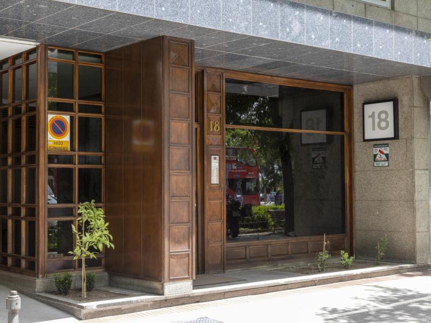 Edificio de la calle Pintor Rosales donde Casillas tenía su piso.