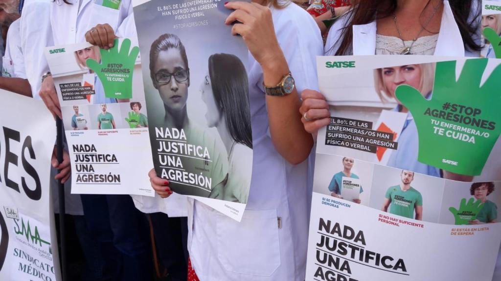 Satse pide medidas para frenar las agresiones a sanitarios. / Foto: Satse Toledo