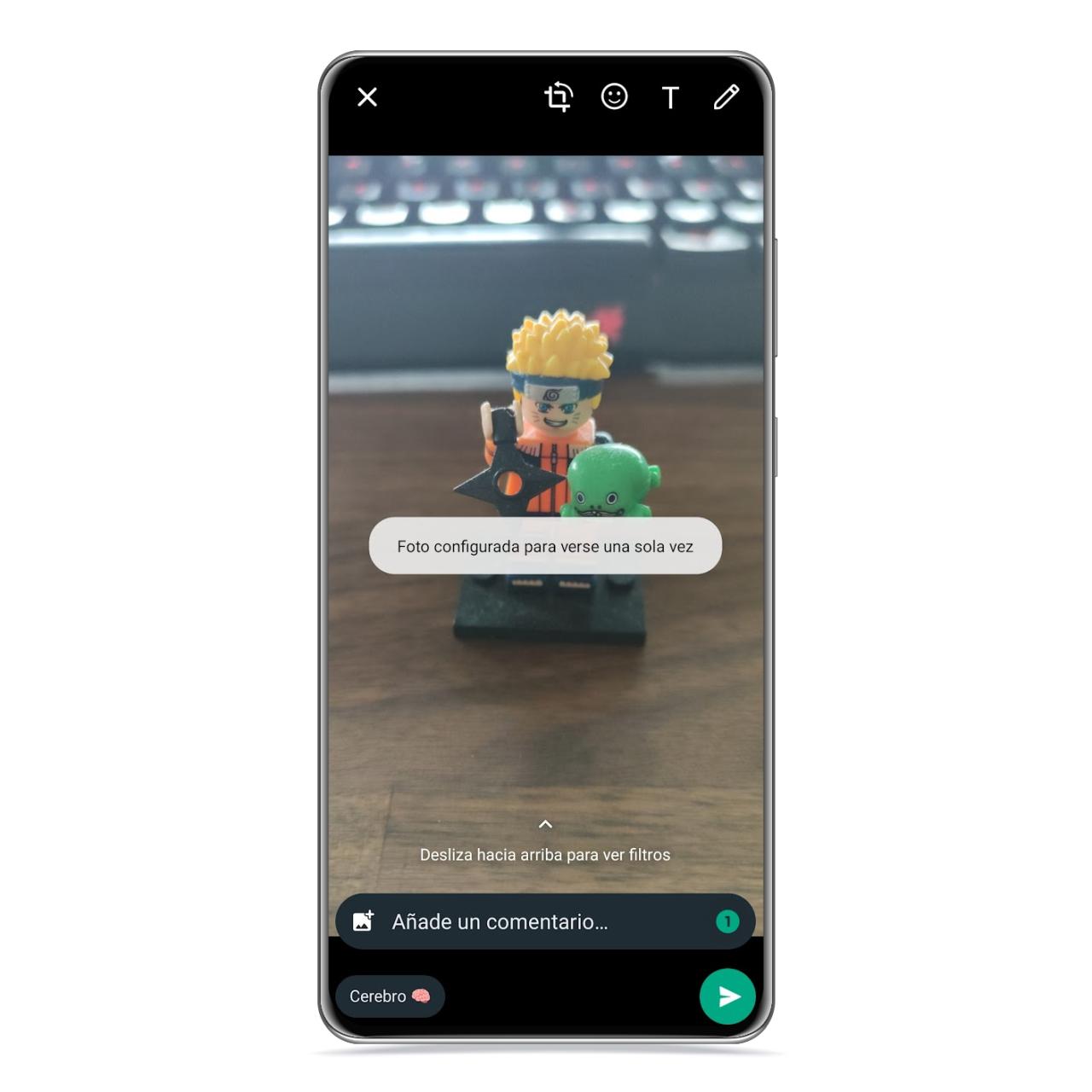 Foto que desaparece en WhatsApp