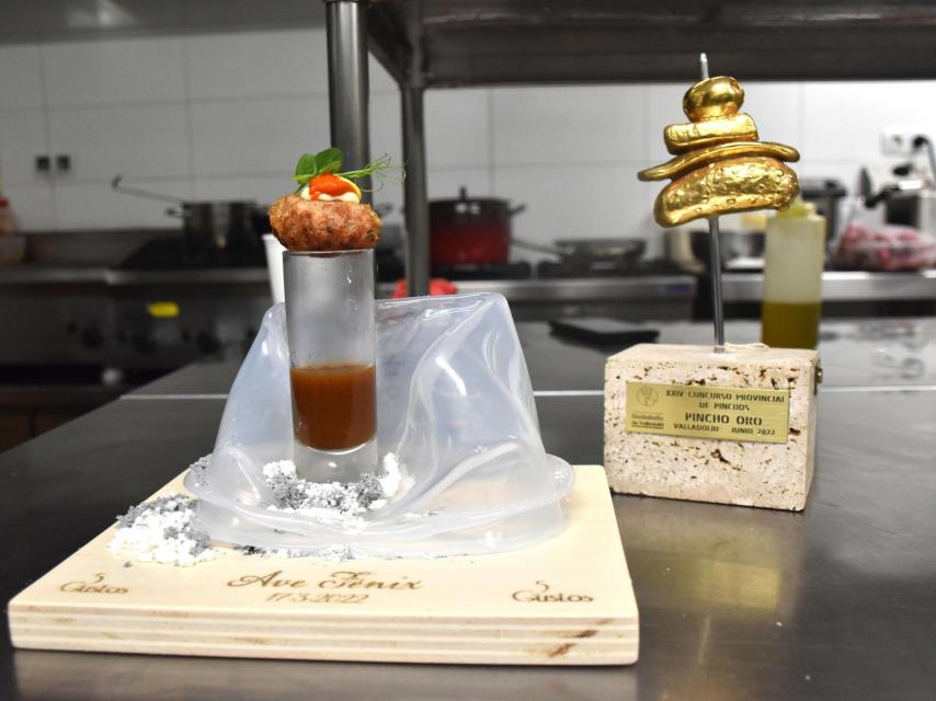 Imagen de archivo de un pincho premiado en Valladolid.