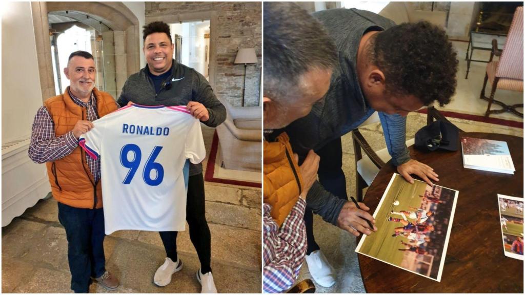 El Compostela rememora el gol de Ronaldo.