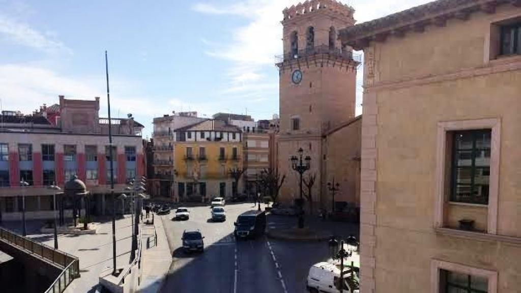 Panorámica del casco urbano de Totana donde se ubica el Ayuntamiento.