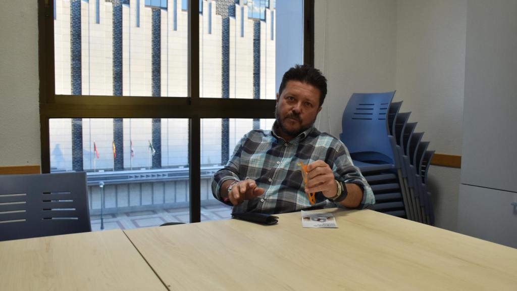 Nieto durante la entrevista