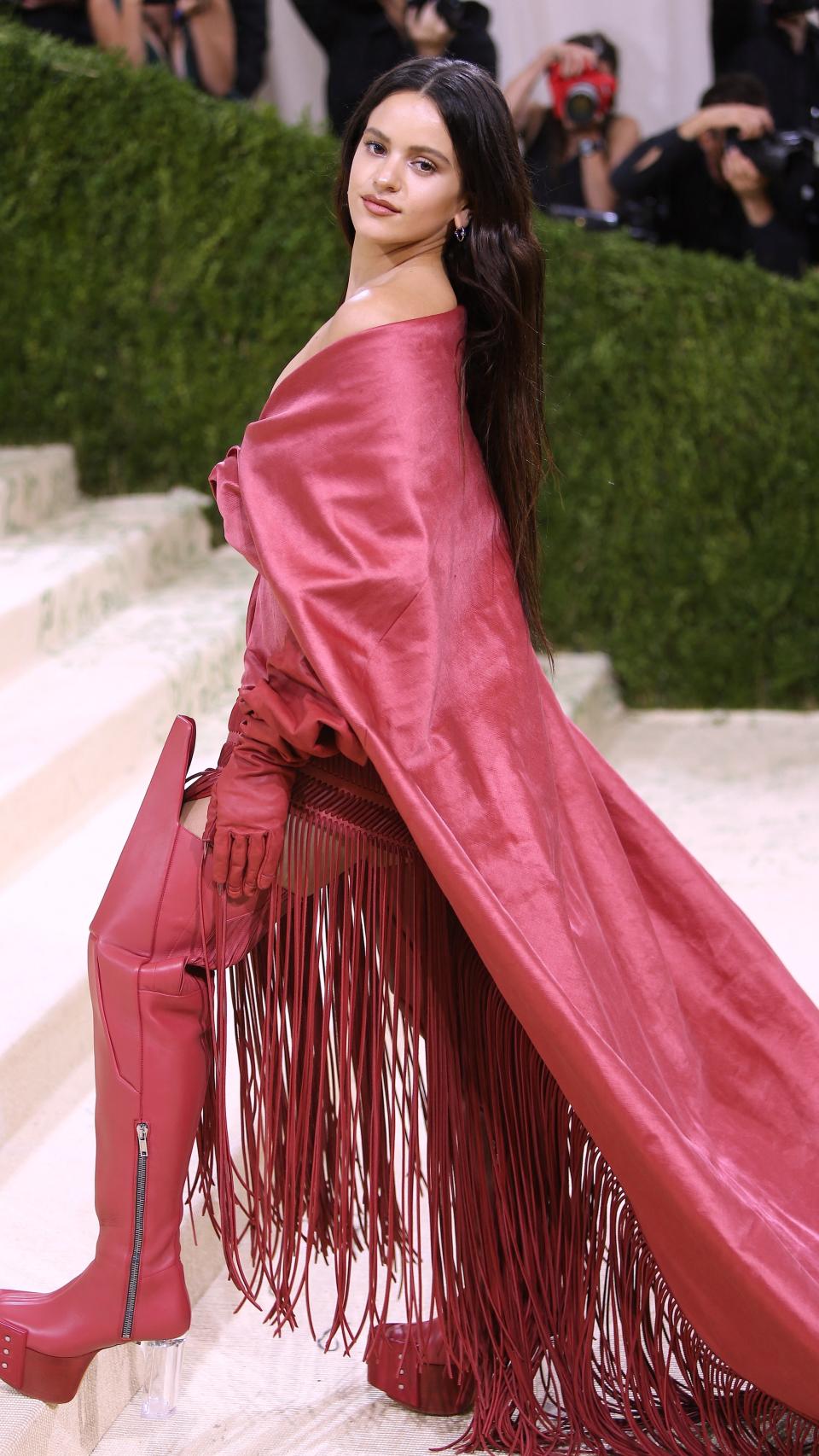 La cantante Rosalía en la Gala Met 2021.