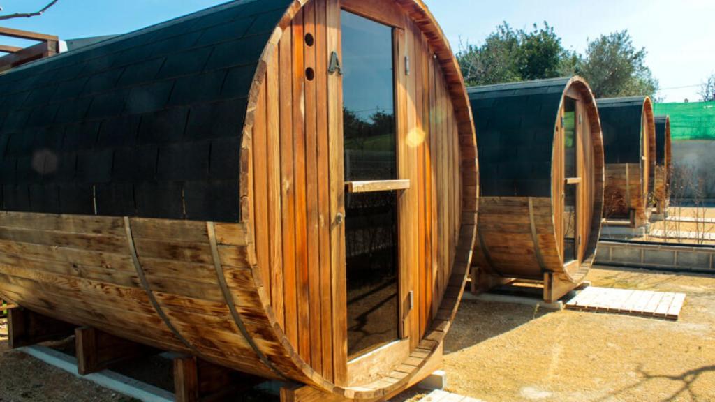 Barril Domus Baco en Camping Alicante Imperium.