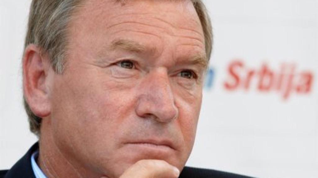 Javier Clemente en una rueda de prensa