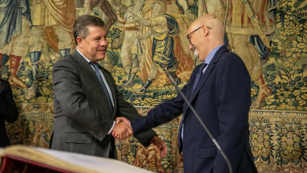 García-Page defiende con ardor el Consejo Consultivo en la toma de posesión de Mendiola