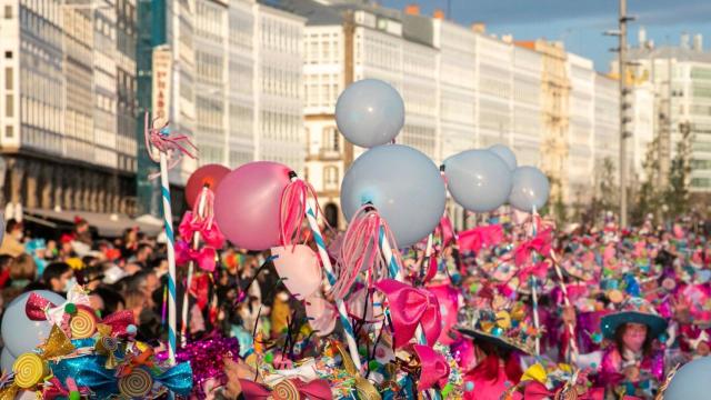 Desfile de Carnaval en A Coruña.