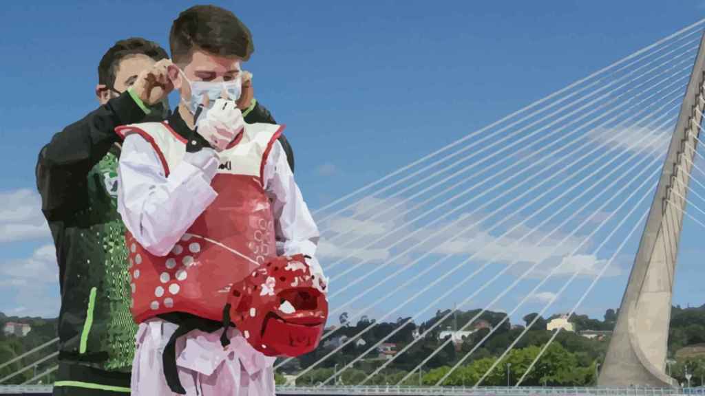 Cartel del Open Cidade do Lérez de taekwondo.