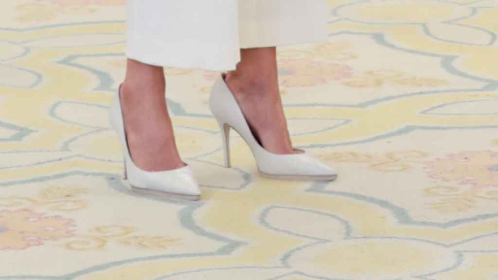 Los salones de la reina Letizia para su primera audiencia de este viernes 10 de junio.