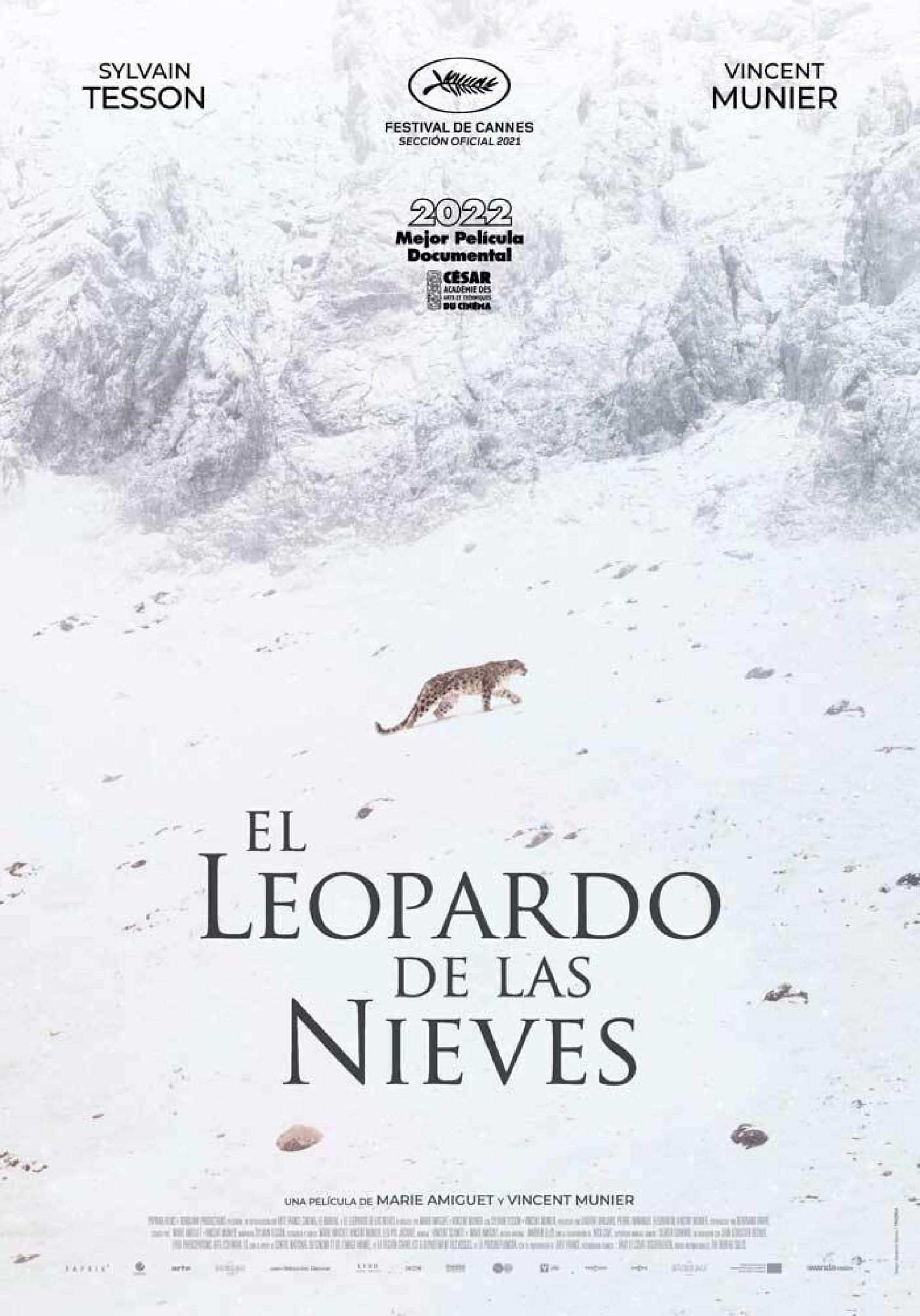 Cartel promocional de 'El leopardo de las nieves'