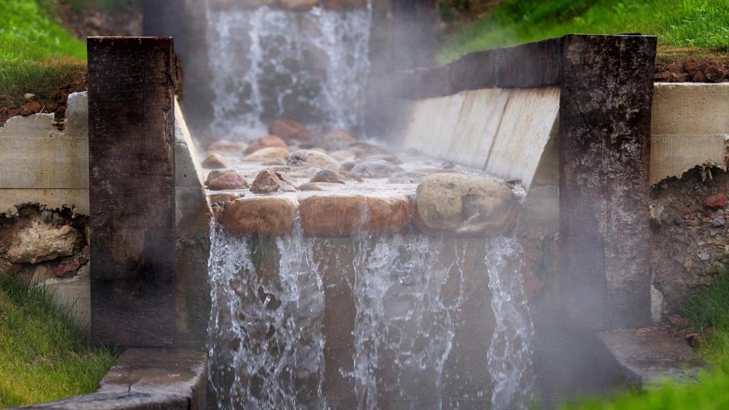 Agua del manantial que hay en la fábrica de La Concha.