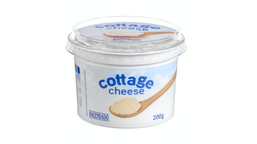 Queso cottage de Hacendado.