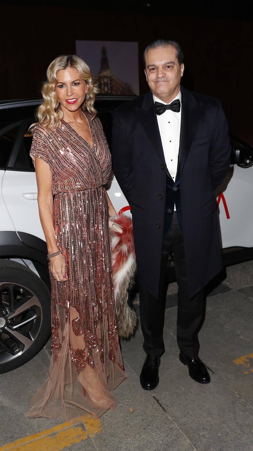 Patricia Cerezo y Ramón García en un evento público en enero de 2018.