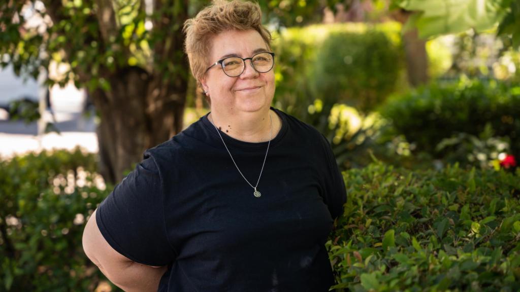 La actriz de doblaje, Blanca Rada.