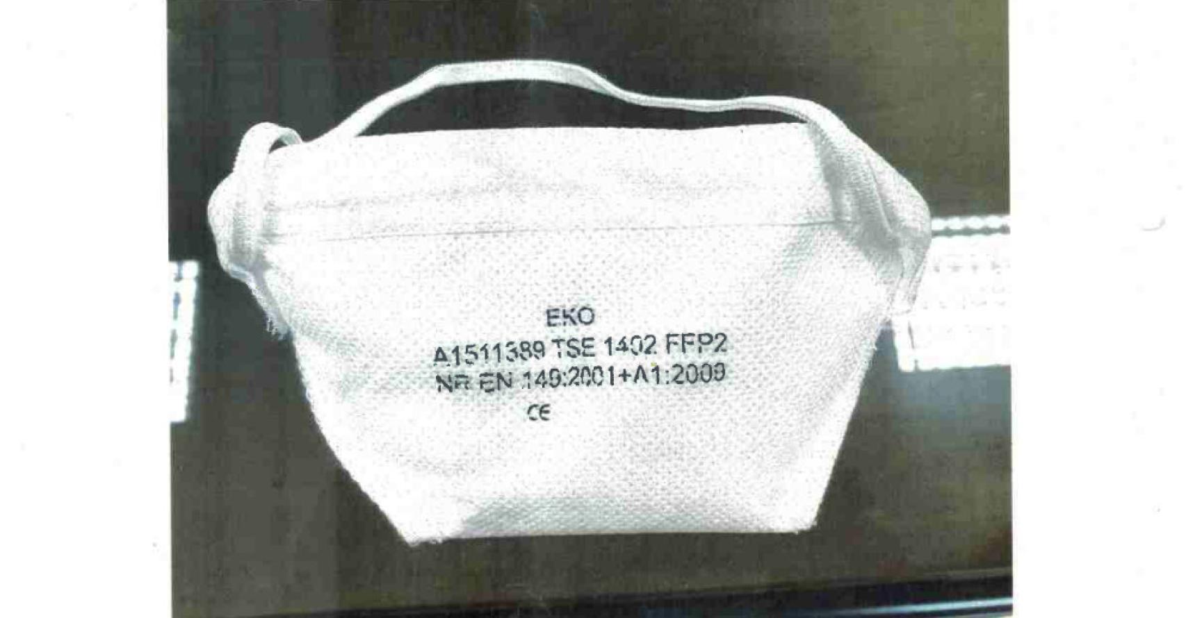 Las mascarillas de marca EKO suministradas por Sinclair & Wilde.