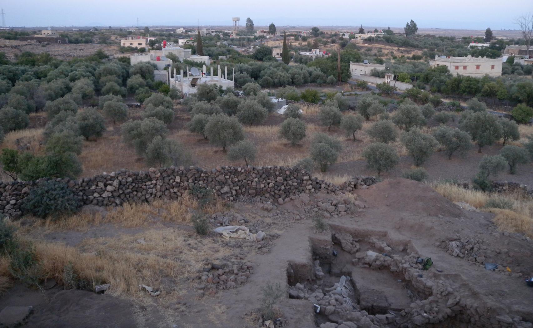 Imagen del yacimiento de Tell Qarassa, en Siria.