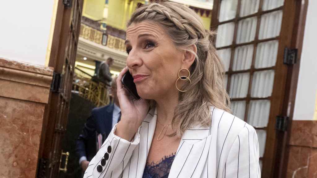 Yolanda Díaz, vicepresidenta segunda del Gobierno, en Congreso de los Diputados.