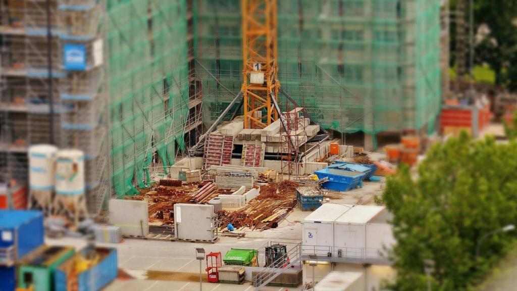 Una obra en construcción.