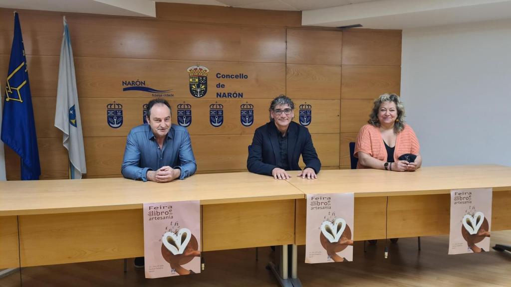 Presentación de la Feira do Libro e da Artesanía.