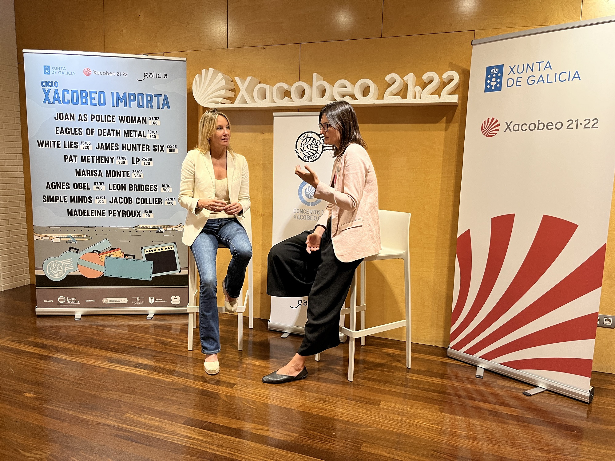 Marta Fernández-Tapias y Raquel Seijo.