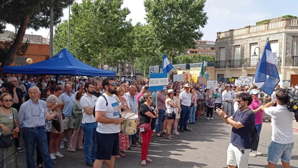 Otra imagen de la concentración de este domingo en Talavera