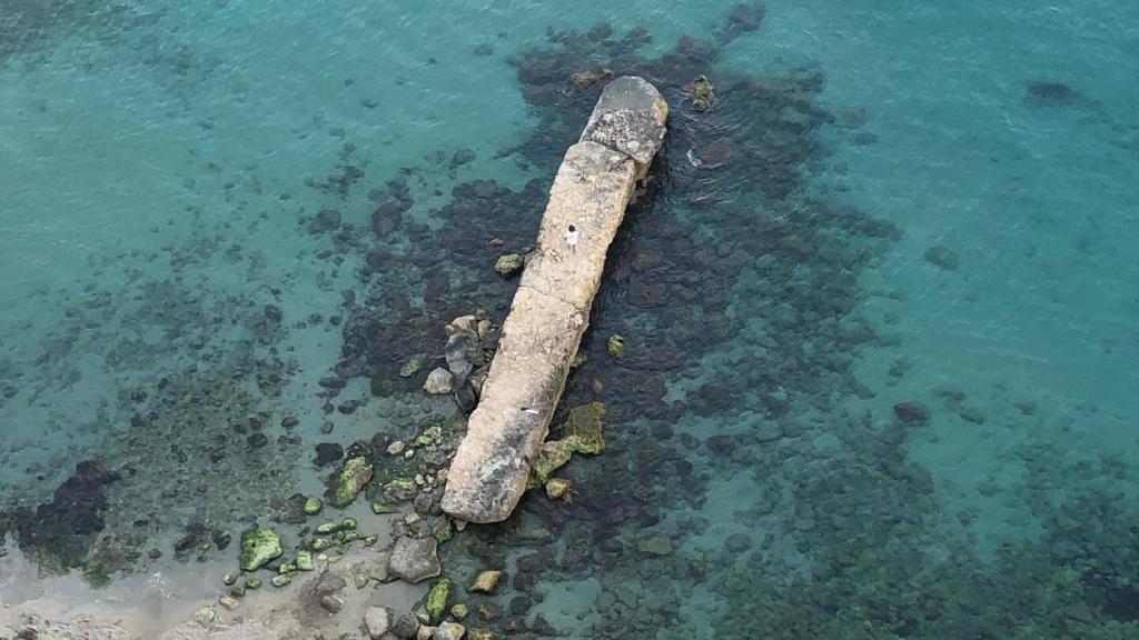 Vista área de la playa de La Albufereta, para la que el Ayuntamiento reclama a Costas una escollera.