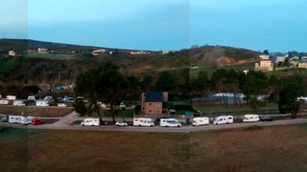 Área de autocaravanas en Puebla de Sanabria