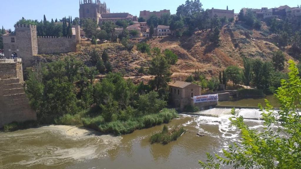 El Tajo en Toledo en estos días. Foto: Blog Toledo Olvidado