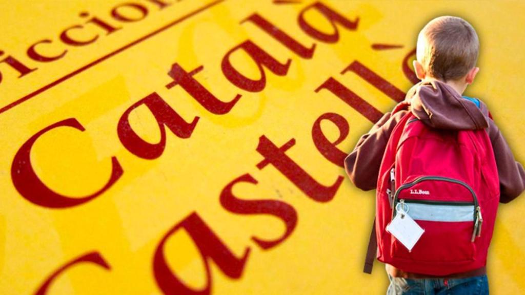 Montaje con un alumno de la inmersión lingüística.