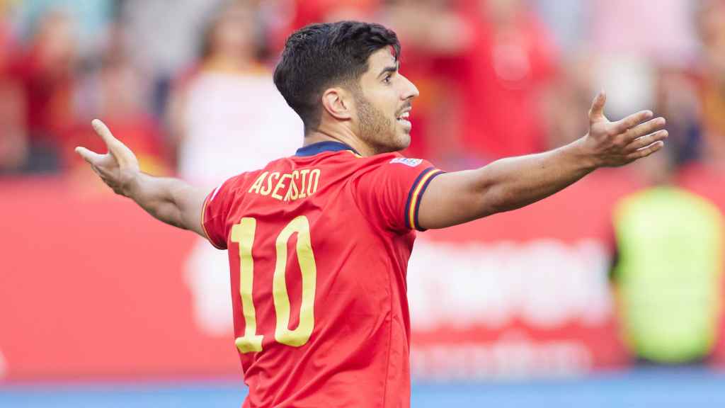 Marco Asensio, con la Selección