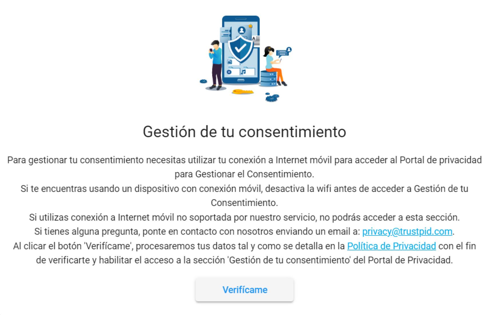 Verificación de TrustPid