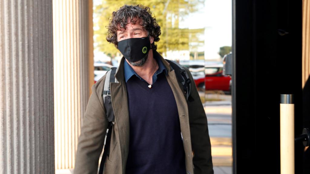Nacho Palau en una fotografía tomada en los juzgados, en octubre de 2020, en Madrid.