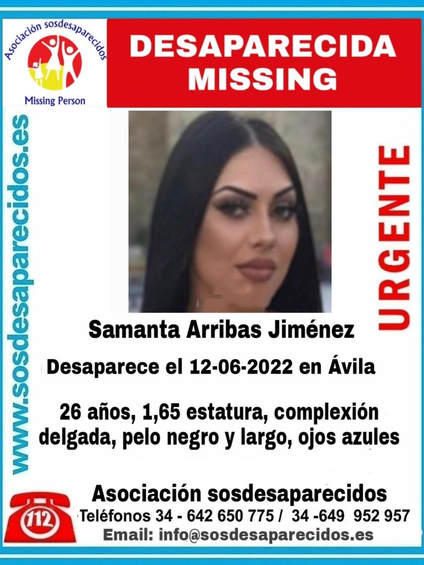 La mujer desaparecida este domingo en Ávila.