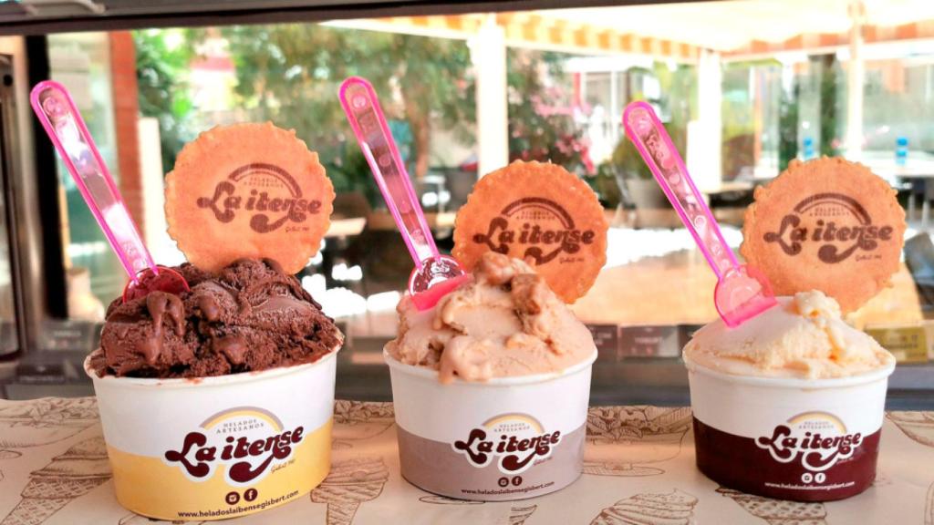 Helado artesanal de La Ibense.