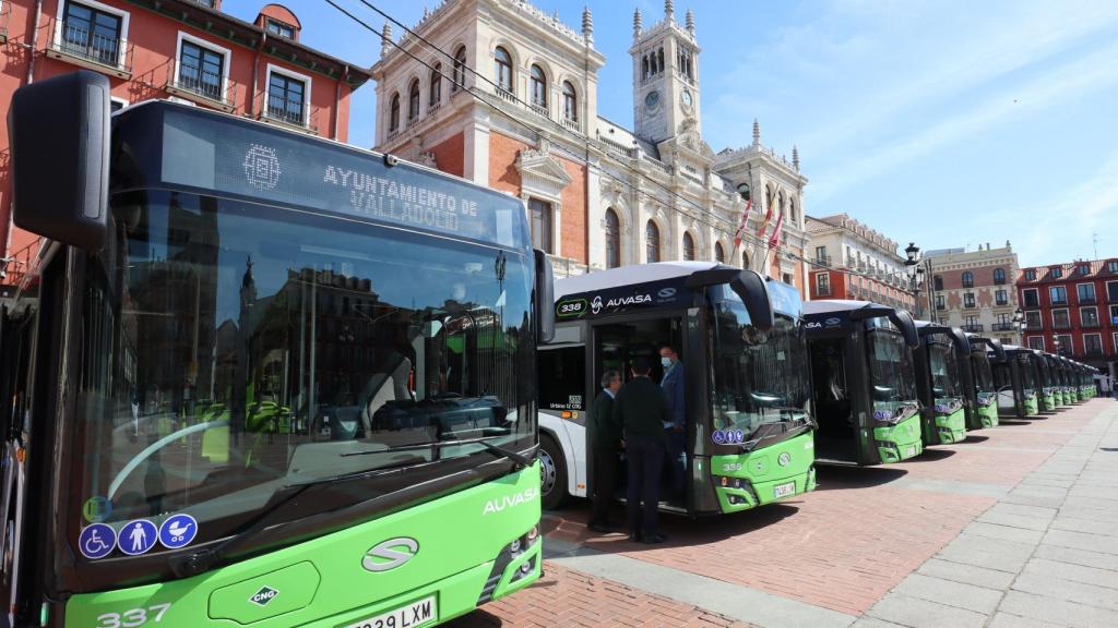 Autobuses de Auvasa.